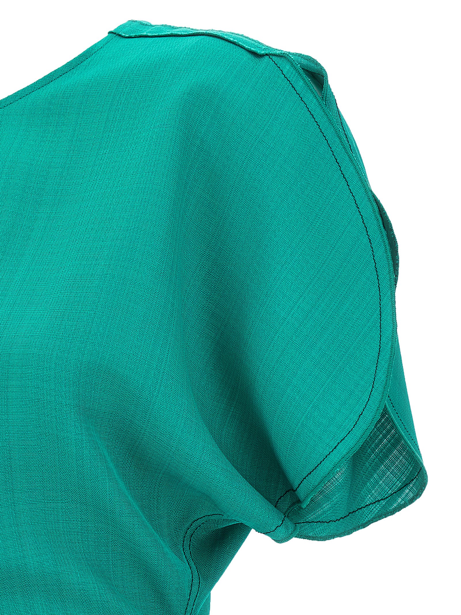 'Gathered Waist Midi' dress - immagine 4