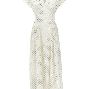 Polka dot maxi dress