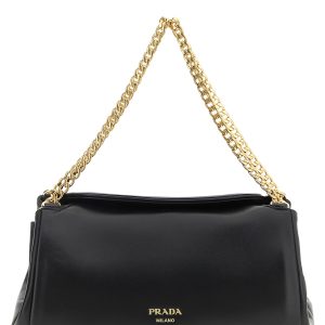 Nappa shoulder bag