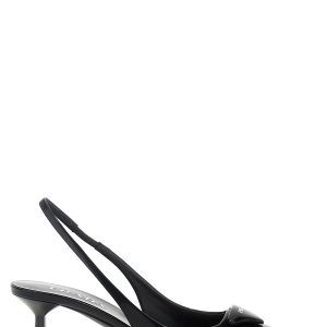 Triangle logo slingback