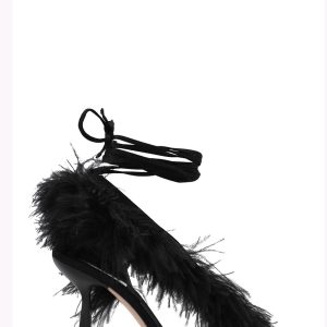 'Feather Wrap’ sandals