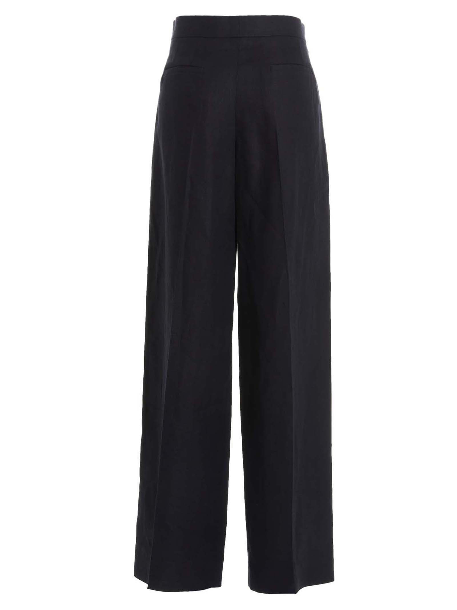 Linen pants with front pleats - immagine 2