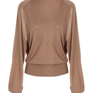 Cut out insert top sweater