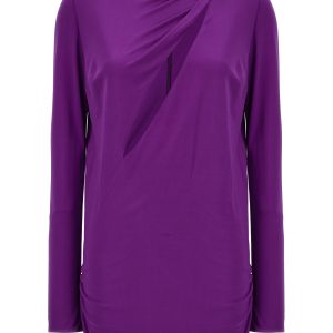 Cut out jersey dress