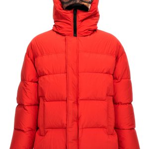 'Animal trim' down jacket