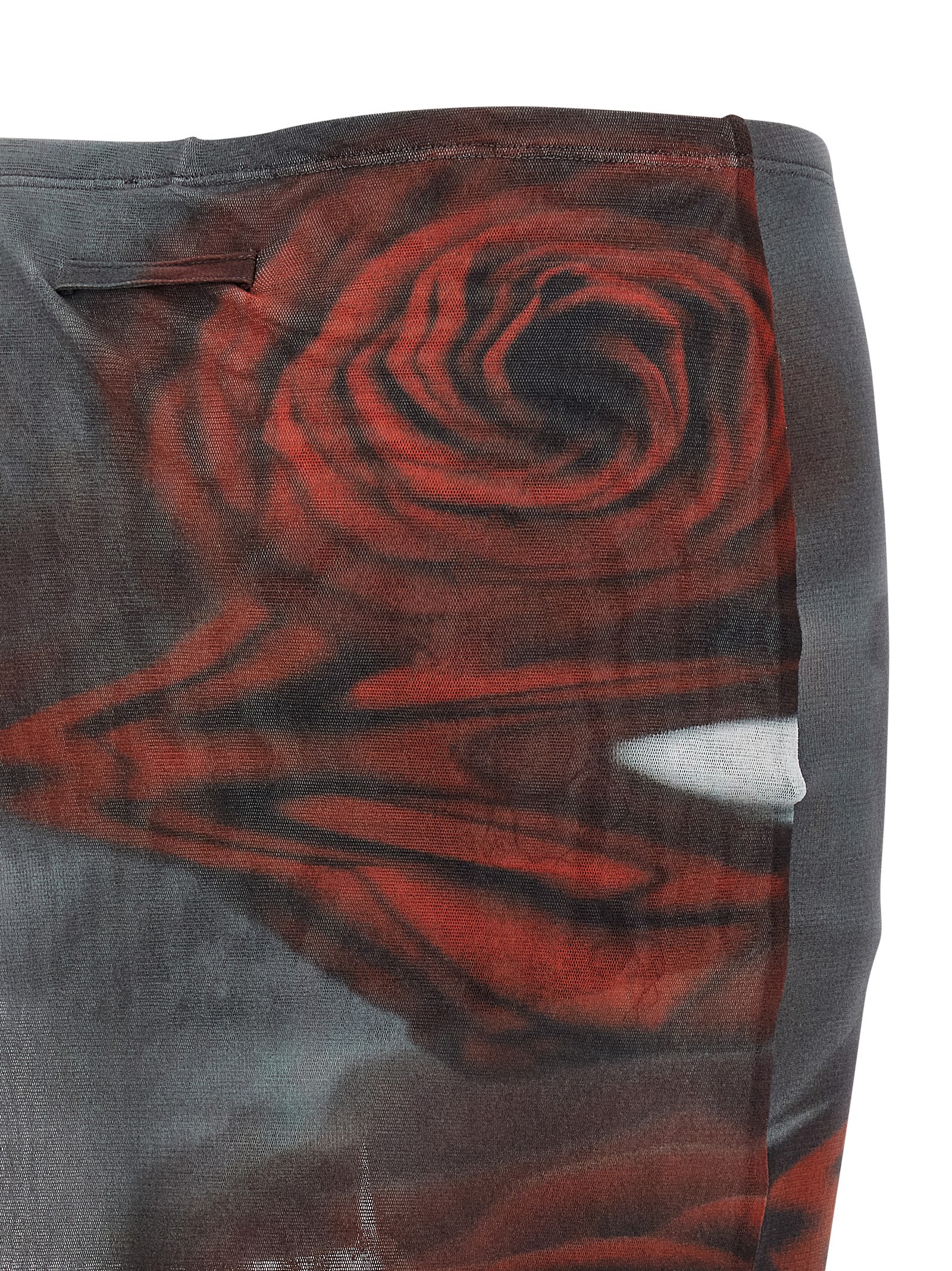 'The Red Blurry Roses' skort - immagine 4