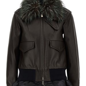 2 in 1 leather jacket