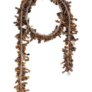 'Embroidered Scarf' necklace