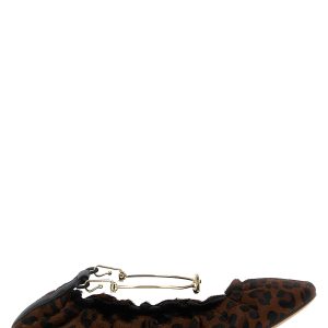 Animal print ballet flats