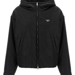 Re-Nylon hooded jacket