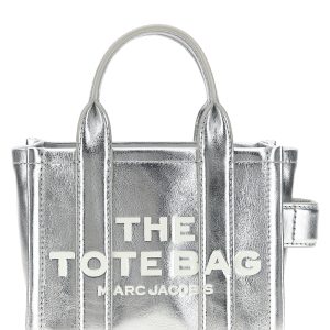 'The Metallic Leather Crossbody Tote' crossbody bag