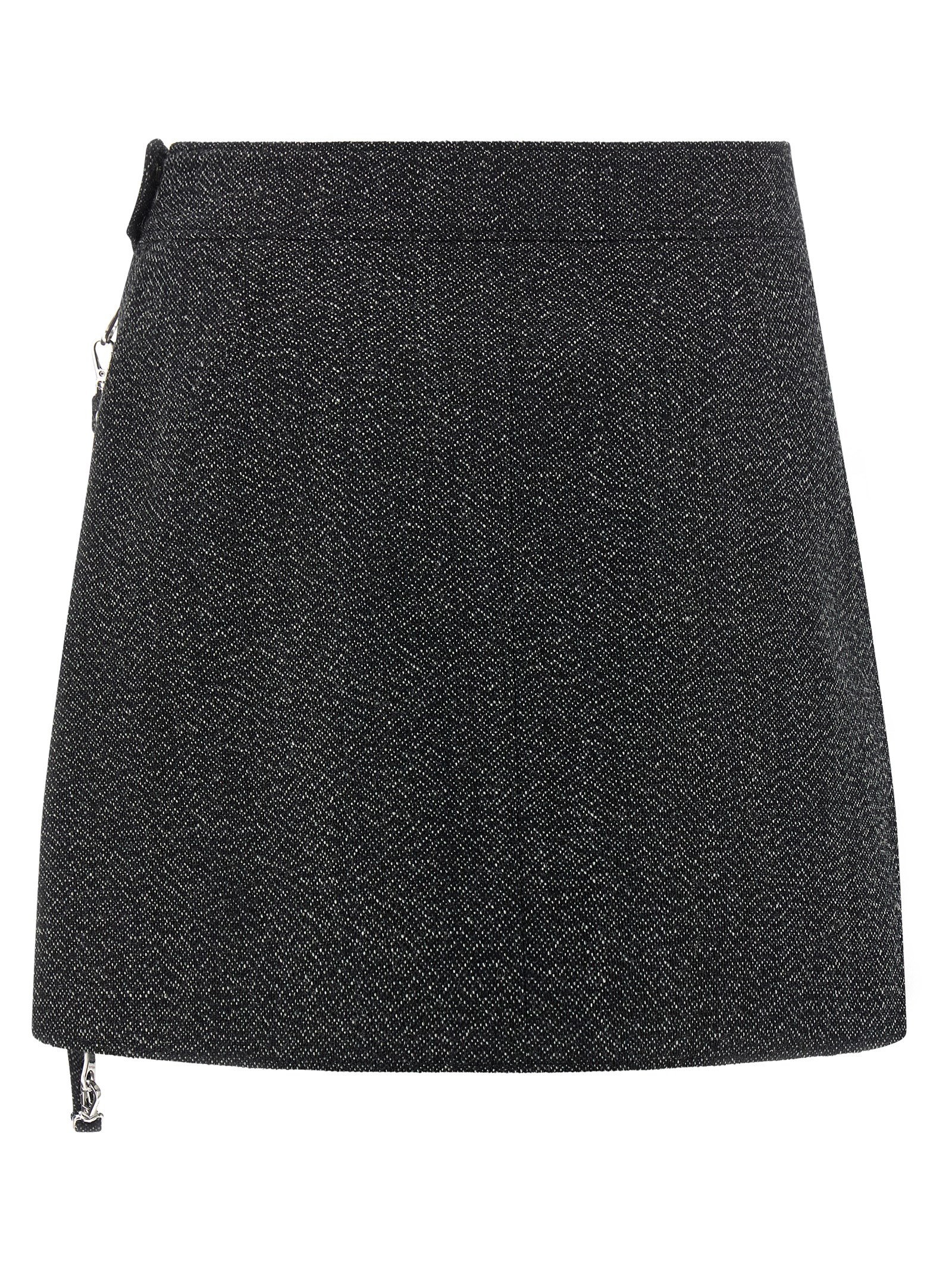 'Zipped Caviar Mini' skirt - immagine 2