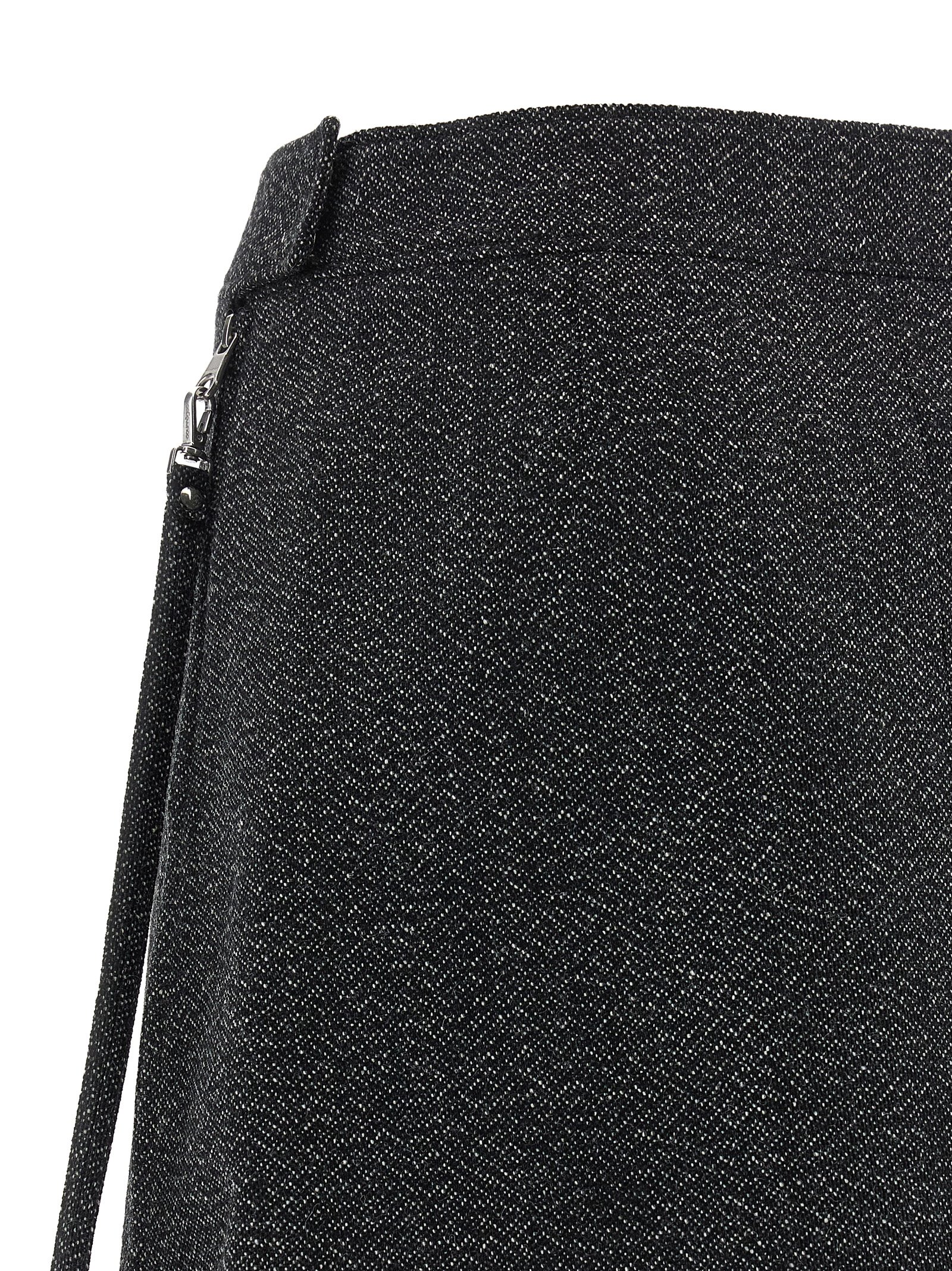 'Zipped Caviar Mini' skirt - immagine 4