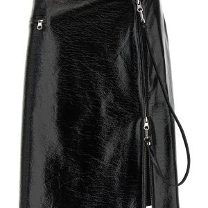 'Zipped Vinyl' skirt