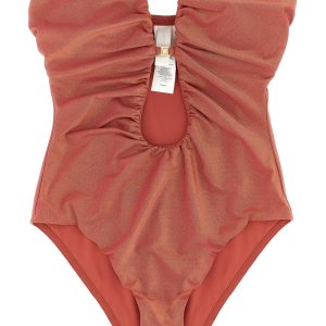 'Rhiannon Deep Plunge' one-piece swimsuit