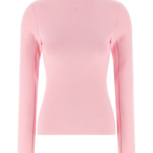 Interlock viscose sweater