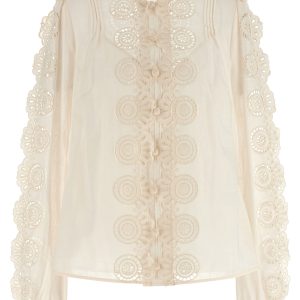 'Lucky' embroidered blouse