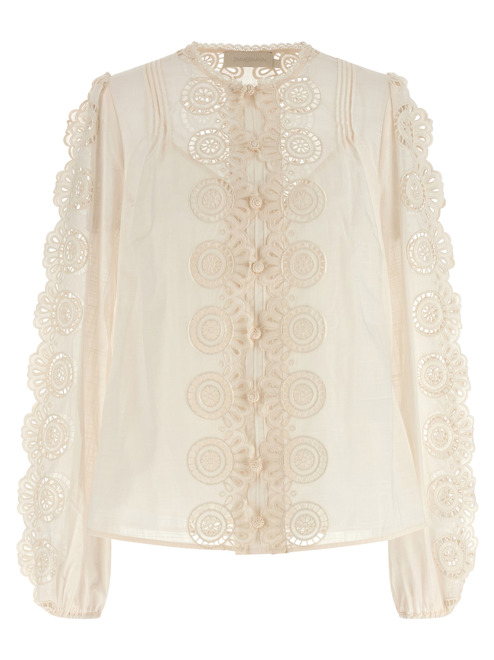 'Lucky' embroidered blouse