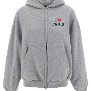 'I Love Paris & Balenciaga' hoodie