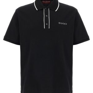 Logo embroidery polo shirt