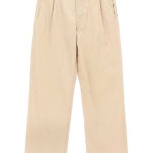 Logo embroidery pants