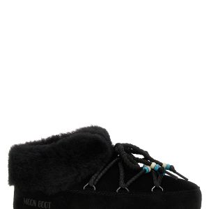 'Mule suede beads' ankle boots