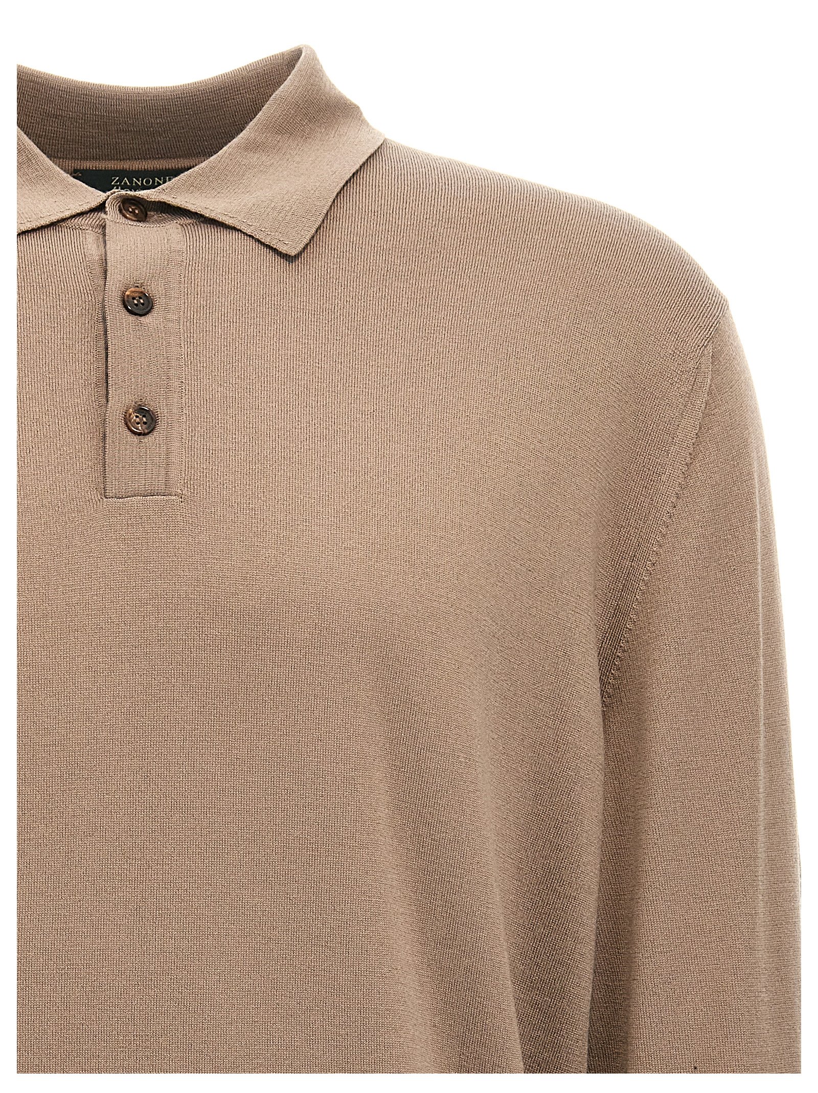Wool polo shirt - immagine 3