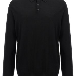 Wool polo shirt