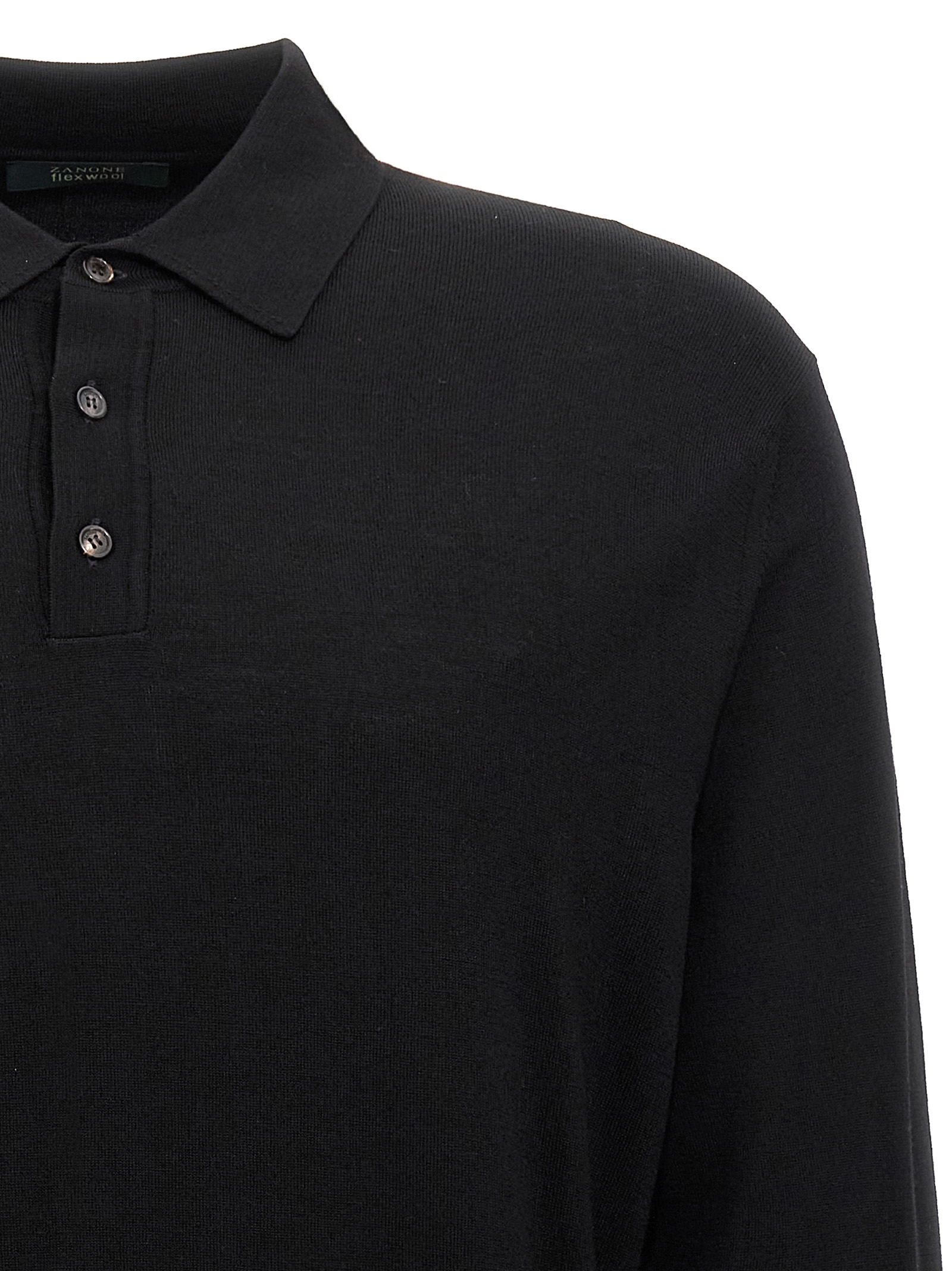 Wool polo shirt - immagine 3