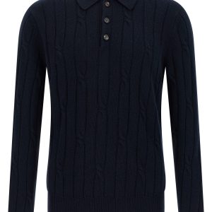 Cashmere polo shirt