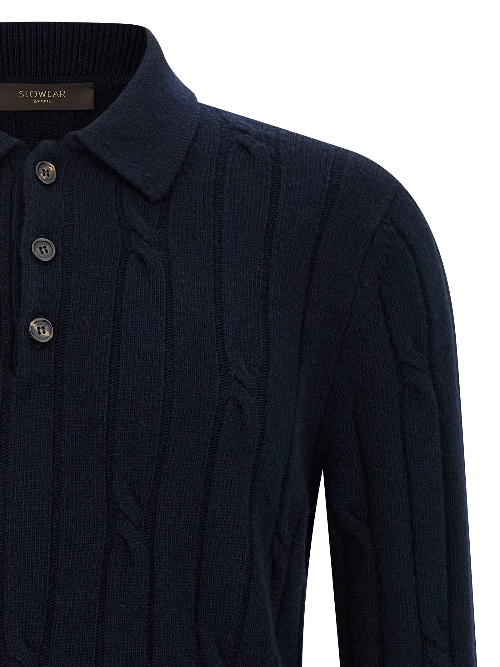 Cashmere polo shirt - immagine 3