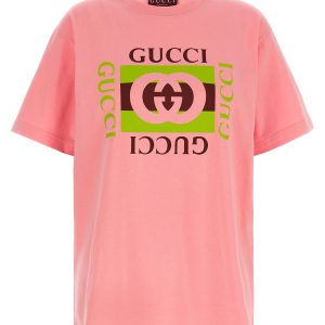 'Gucci Incrocio GG e Web' print T-shirt