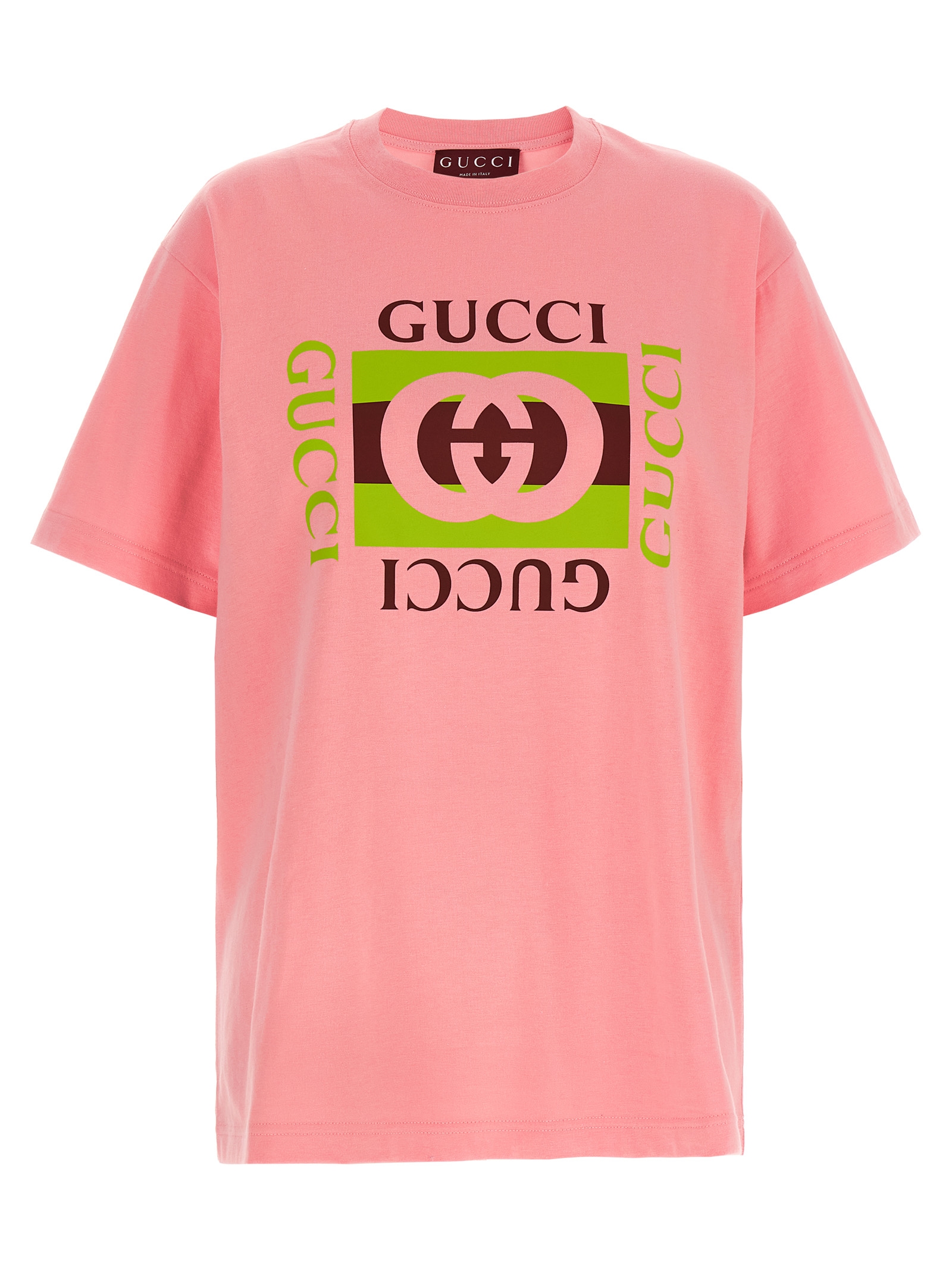 'Gucci Incrocio GG e Web' print T-shirt
