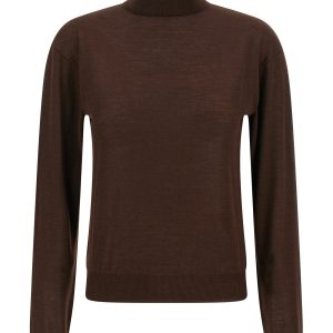 Turtleneck sweater dropped shoulders