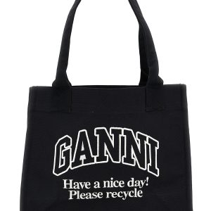 'Large Easy Shopper Contrasted Logo' shopping bag