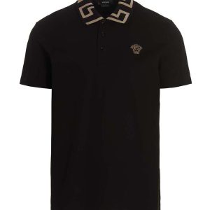 'Greca' polo shirt
