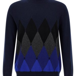 Argyle turtleneck