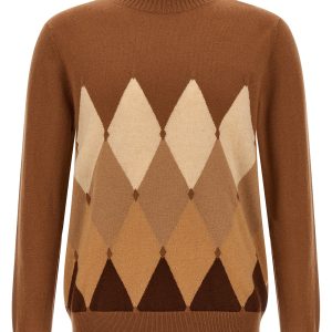 Argyle turtleneck