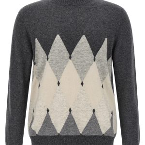 Argyle turtleneck