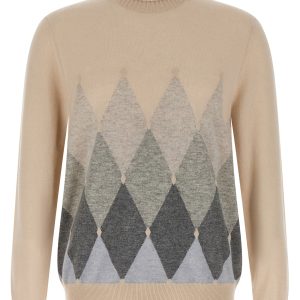 Argyle turtleneck