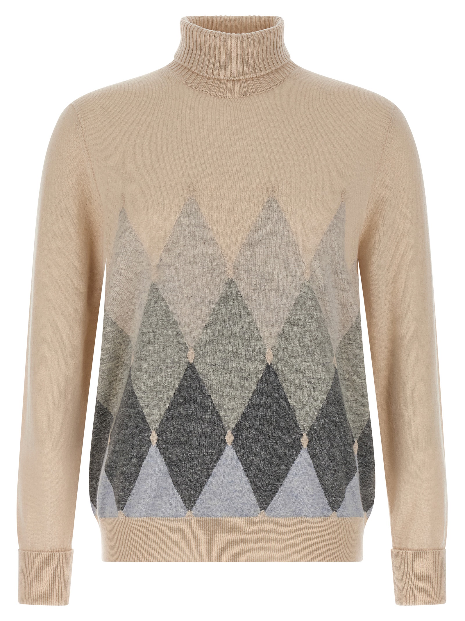 Argyle turtleneck