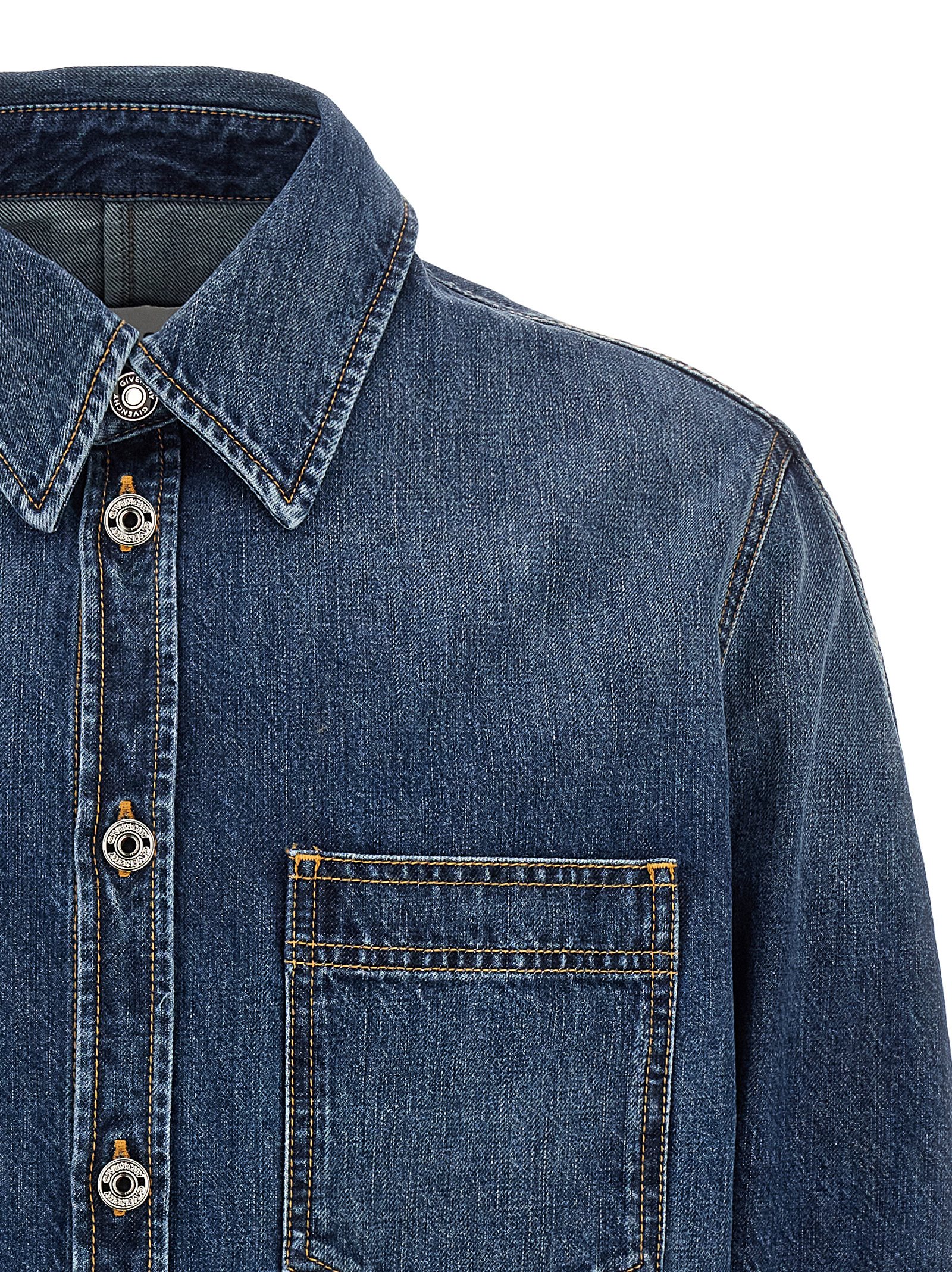 Denim overshirt - immagine 3