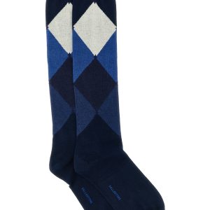 Diamond-shaped socks