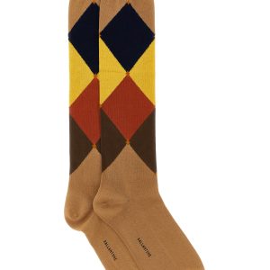 Diamond-shaped socks