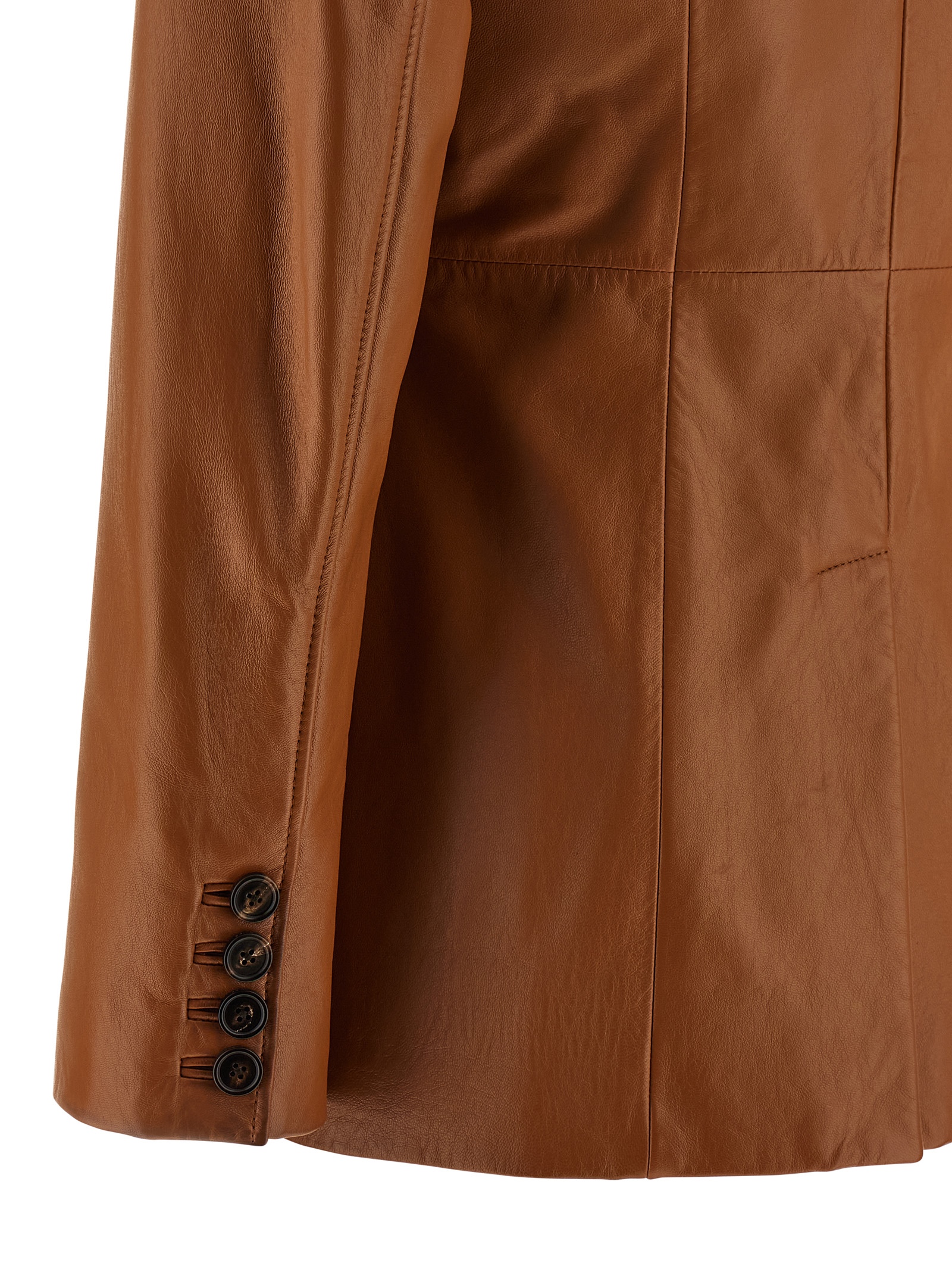 Leather blazer - immagine 4