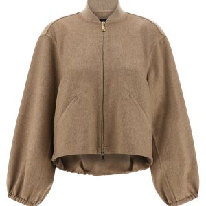 Cashmere bomber jacket