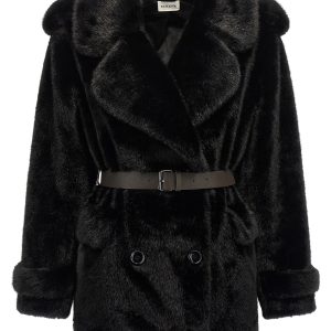 Faux fur coat