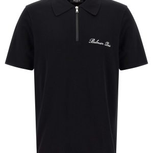 Logo embroidery polo shirt