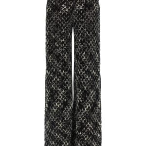 Flamed lace pants