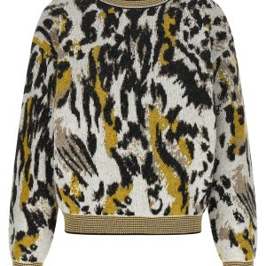 Animalier motif sweater